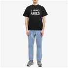 Aries J'adore T-Shirt in Black
