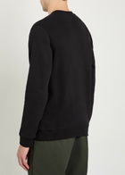 Belstaff Logo-appliquéd Cotton Sweatshirt Black