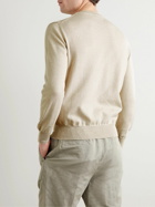 Canali - Mélange Cotton Sweater - Neutrals