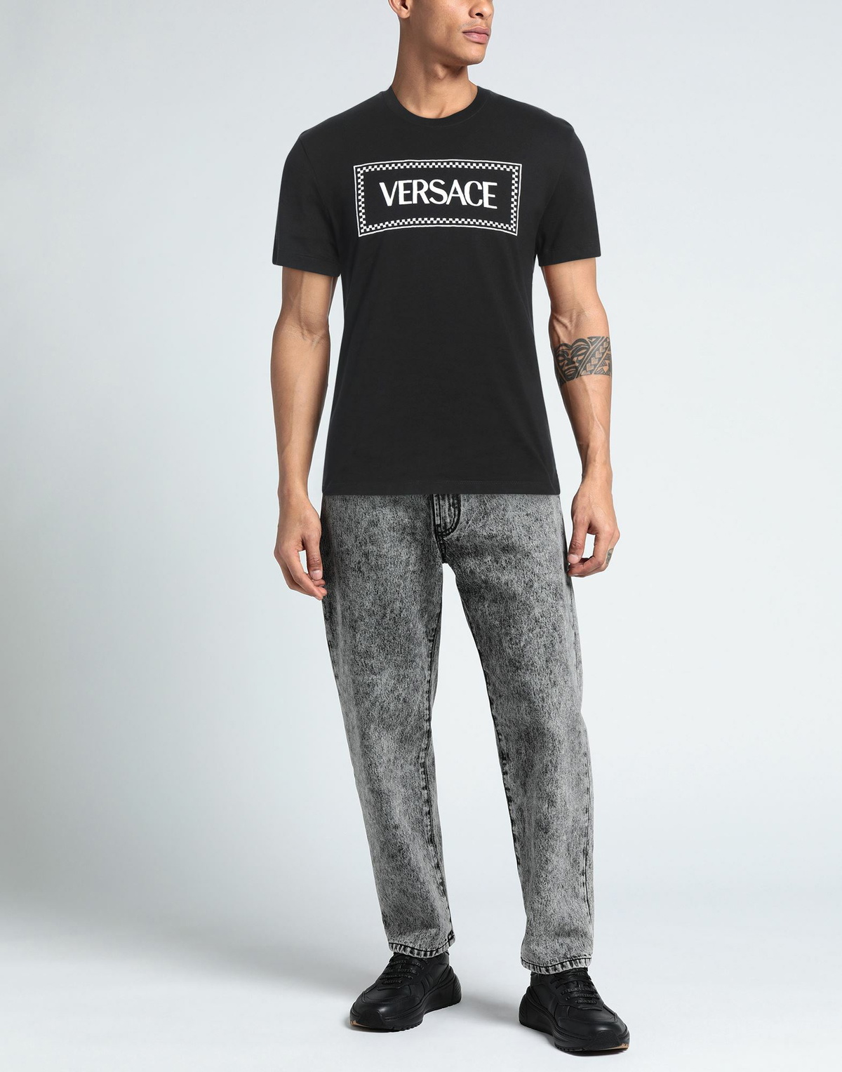 Versace Mens T-shirt in Black