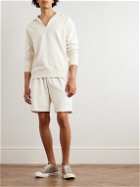 Onia - Straight-Leg Garment-Dyed Cotton Jersey Cargo Shorts - White