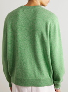 The Elder Statesman - Sealife Jacquard-Knit Cashmere-Blend Sweater - Green