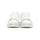 Alexander McQueen White and Iridescent Oversized Sneakers