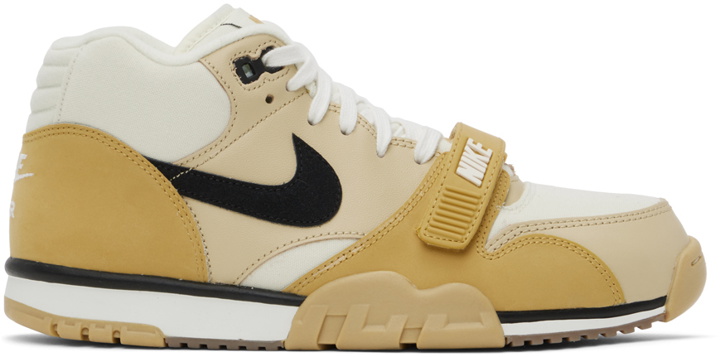Photo: Nike Yellow Air Trainer 1 Sneakers