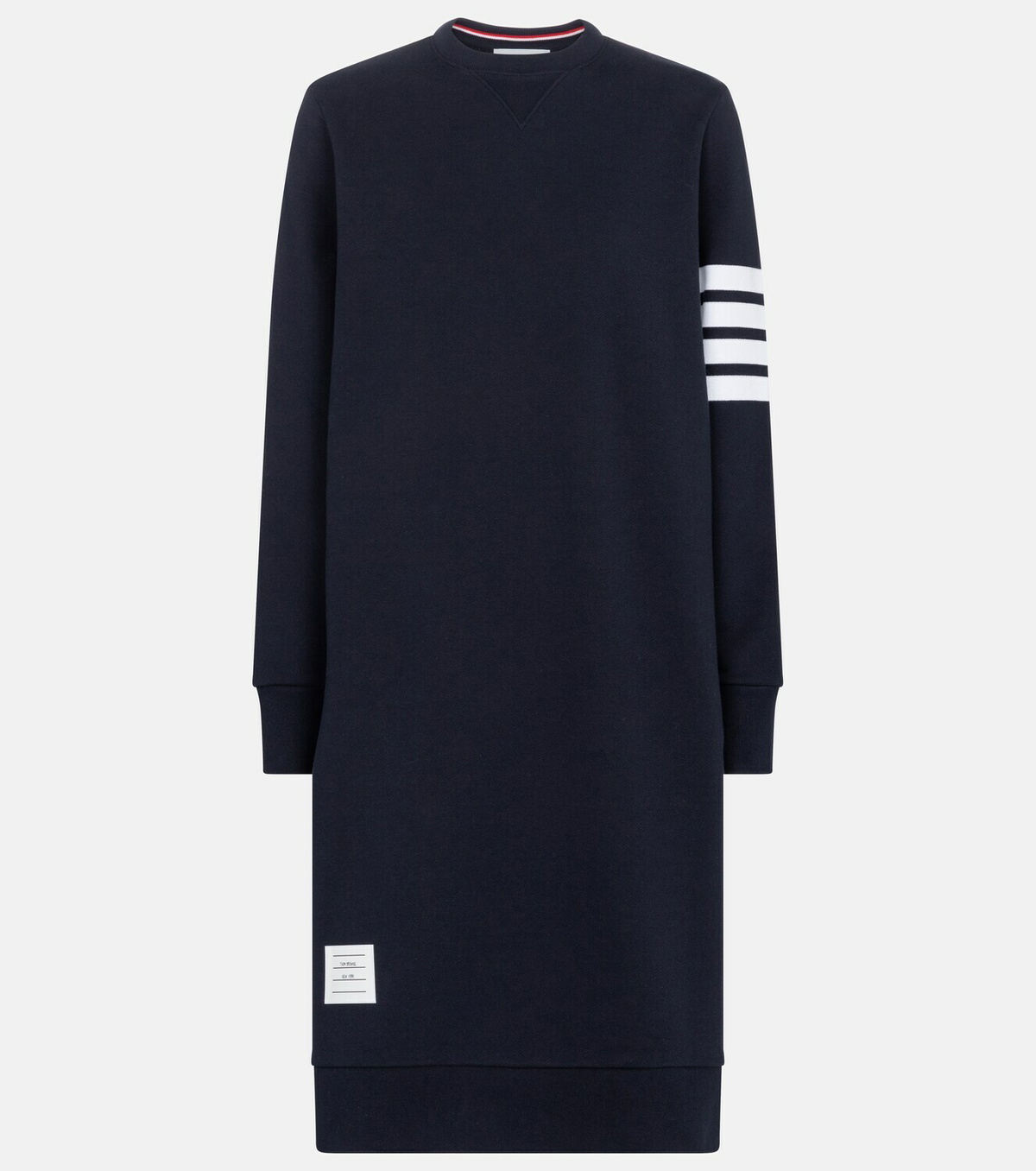 Thom Browne - Cotton sweatshirt dress
