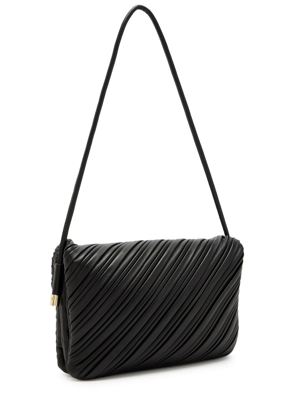 Victoria Beckham Dorian Textured Leather Shoulder bag - Black - One Size