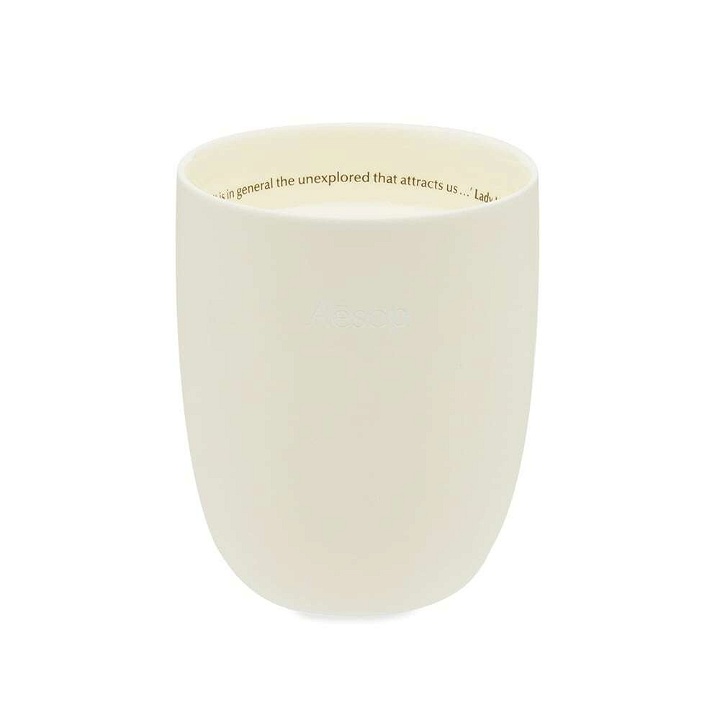 Photo: Aesop Aganice Candle in White