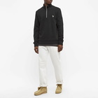 Paul Smith Men's Zebra Half Zip Sweat in Black