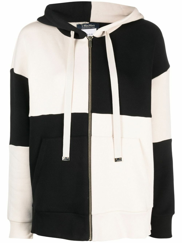 Photo: MAX MARA - Colorblock Cotton Hoodie