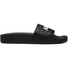 AMIRI Black MA Quad Pool Slides