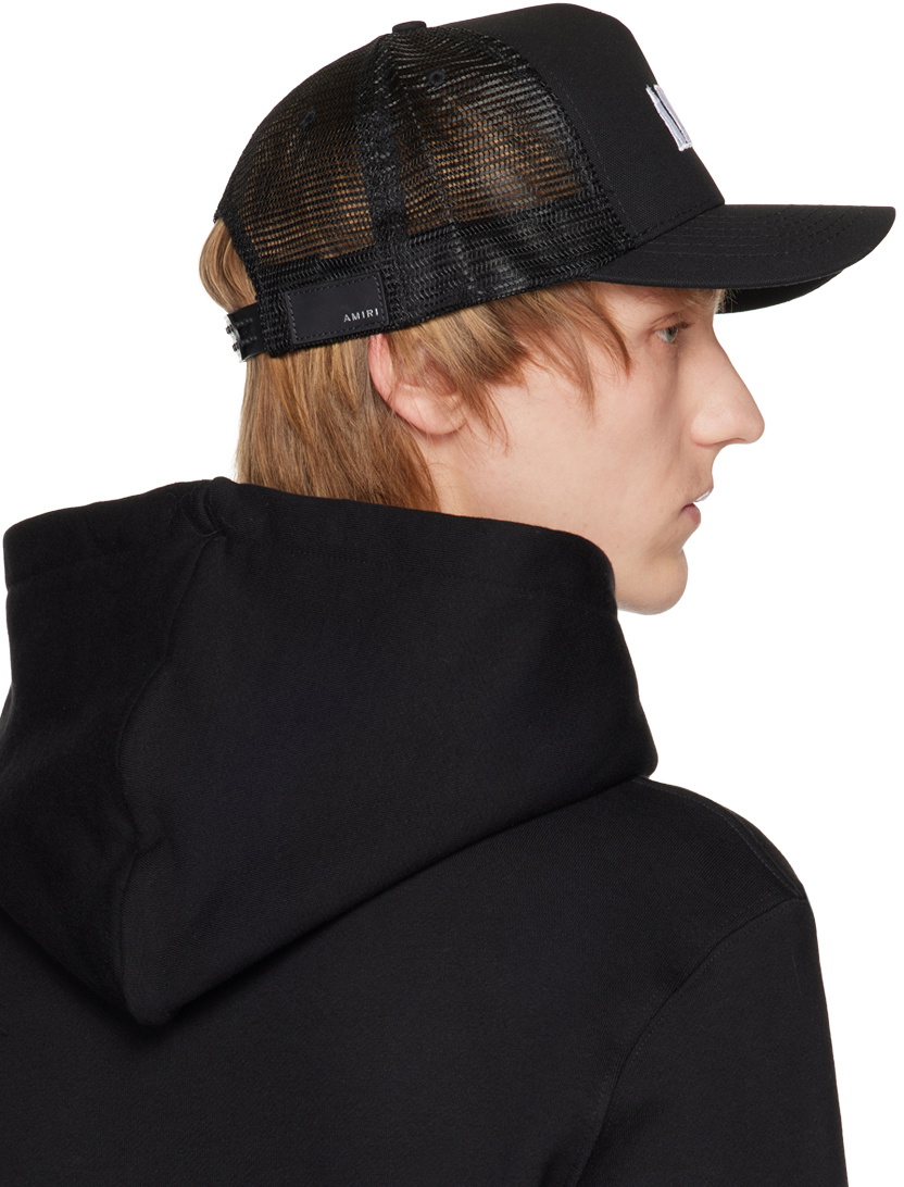 AMIRI Black Core Logo Trucker Cap Amiri
