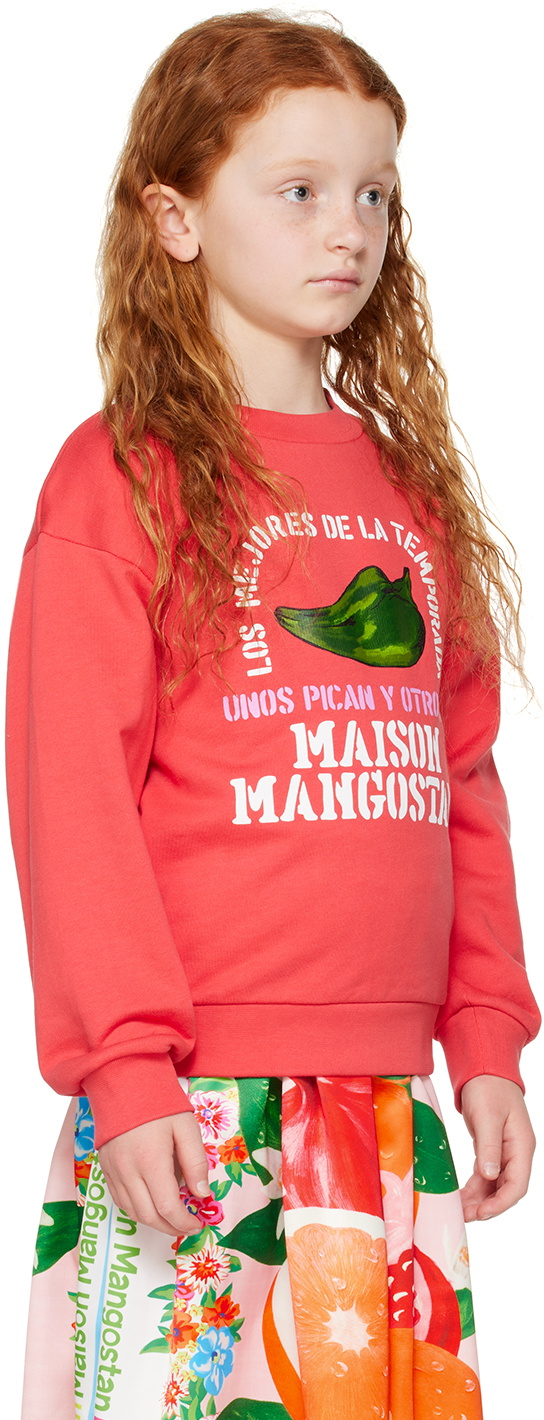 Maison Mangostan Kids Red Peppers Sweatshirt