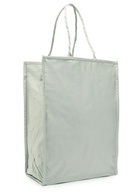 Issey Miyake Crumplable Logo-embroidered Woven Tote - Grey - One Size