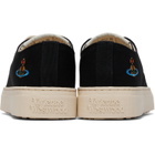 Vivienne Westwood Black Low Top Plimsoll Sneakers