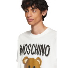 Moschino White The Sims Edition Pixel Teddy T-Shirt