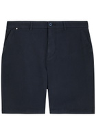 Boss Kane Stretch-cotton Shorts Dark Blue
