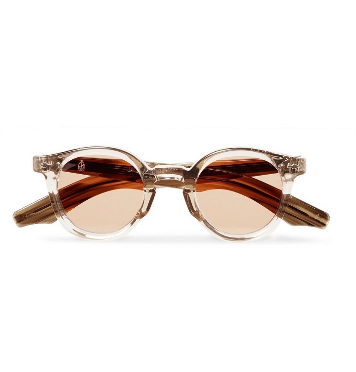 Photo: Jacques Marie Mage - Felix Round-Frame Acetate Sunglasses - Brown