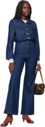 Levi's Blue Western Denim Jumpsuit