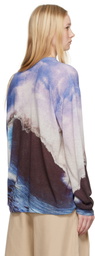 ERL Wave Print Knit Sweater