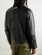 Gallery Dept. - Distressed Leather Jacket - Black