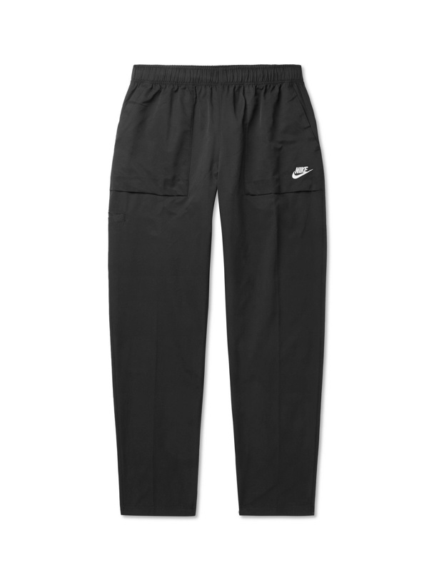 Photo: NIKE - City Tapered Cotton-Blend Tech-Jersey Sweatpants - Black