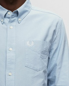 Fred Perry Oxford Shirt Blue - Mens - Longsleeves