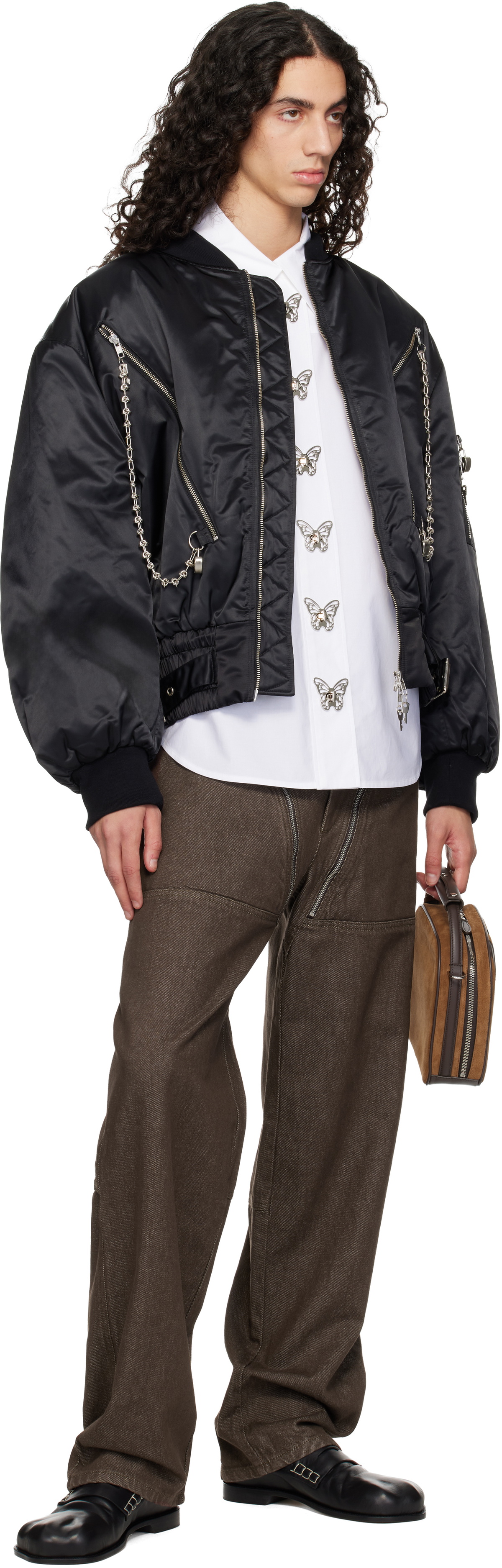 Chopova Lowena White Butterfly Shirt