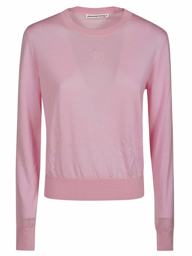 Photo: T by Alexander Wang Embossed Logo Sweater