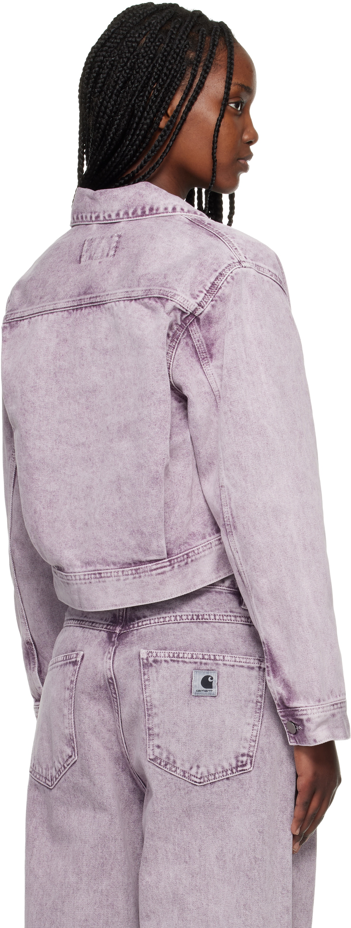 Carhartt Work In Progress Purple Arca Denim Jacket
