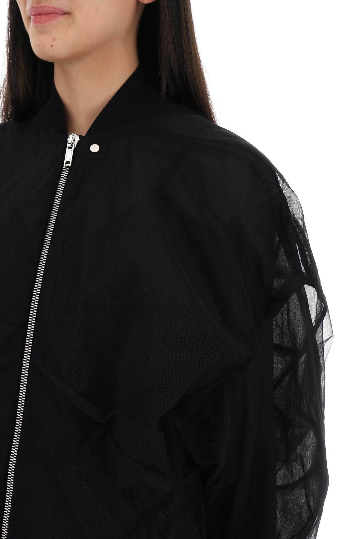 RICK OWENS 'bomber jumbo ripple flight in Black Rick Owens