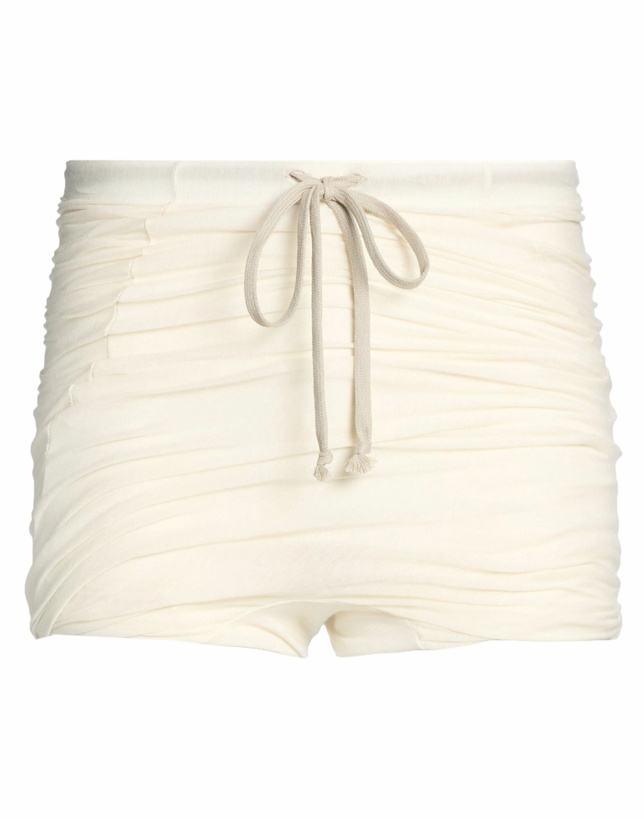 Photo: Rick Owens Mens Shorts & Bermuda Shorts in Ivory