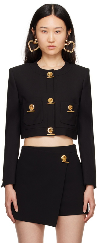 Photo: Moschino Black Chains & Hearts Jacket