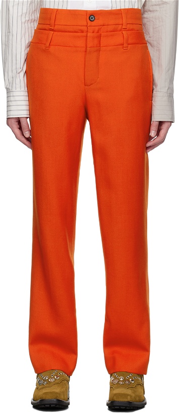 Photo: Feng Chen Wang Orange Layered Trousers