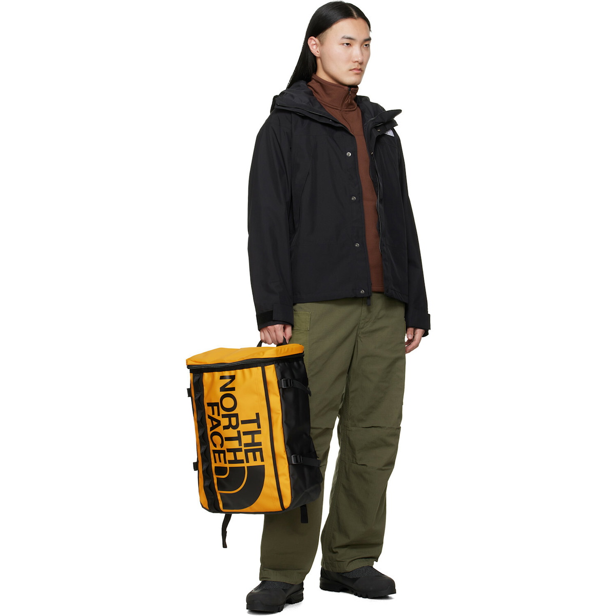 The North Face Yellow & Black Base Camp Fusebox Backpack