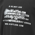 Helmut Lang Men's Spray Logo T-Shirt in Black