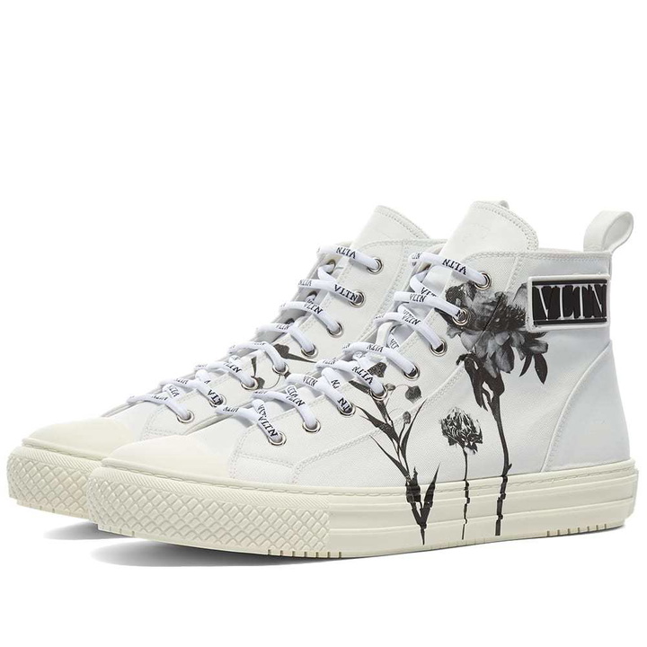 Photo: Valentino x Inez & Vinoodh Flower Printed Bounce Sneaker