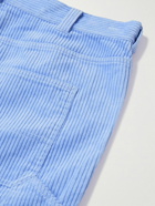 ARKET - Edsviken Straight-Leg Cotton-Corduroy Trousers - Blue