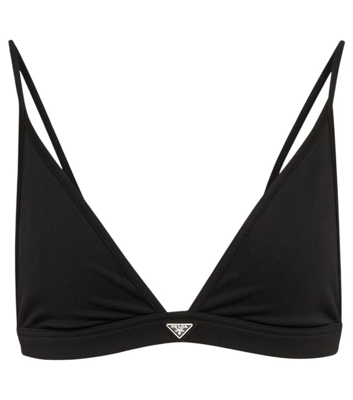 Photo: Prada Logo bralette