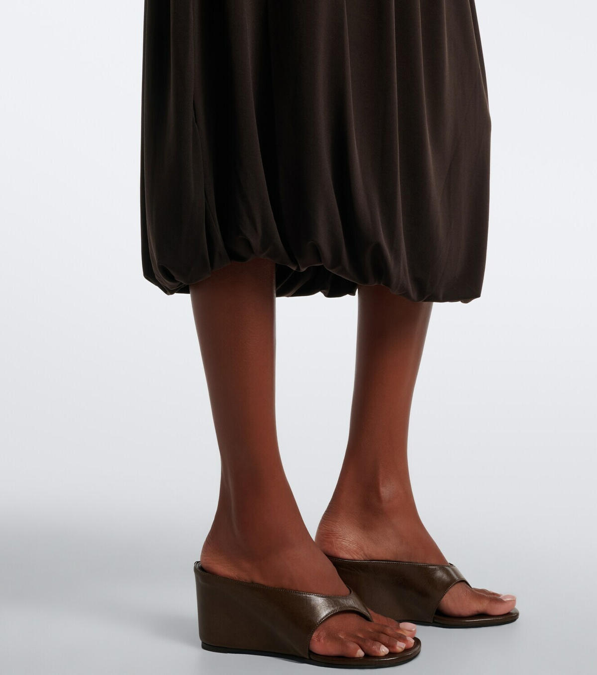 Vince Jersey midi skirt