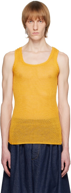 Photo: Situationist SSENSE Exclusive Yellow Tank Top
