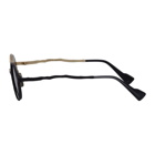 Kuboraum Black and Gold H10 GOB Sunglasses