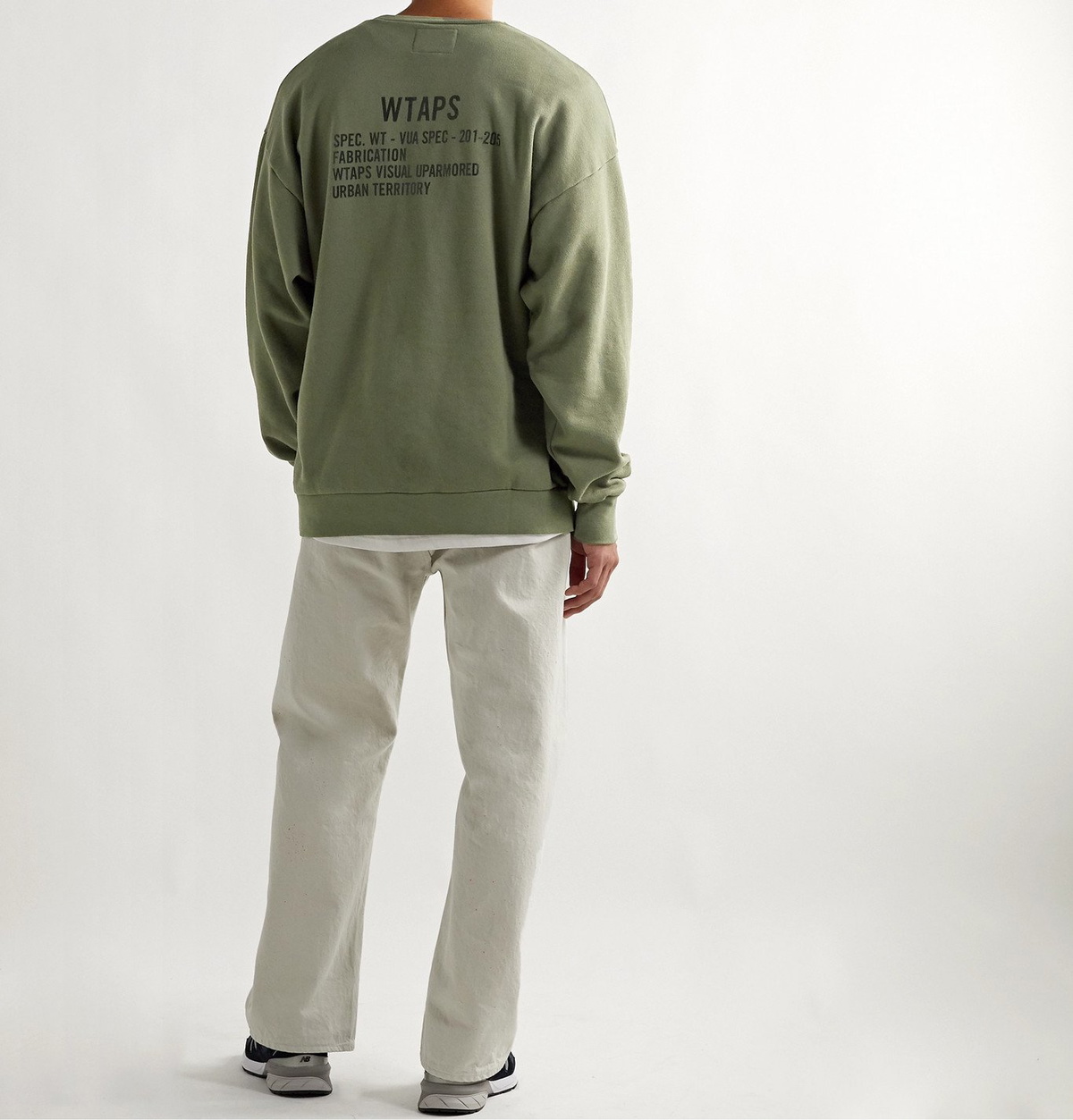 WTAPS - Academy Appliquéd Logo-Print Fleece-Back Cotton-Blend