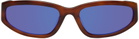 FLATLIST EYEWEAR Brown Veneda Carter Edition Daze Sunglasses