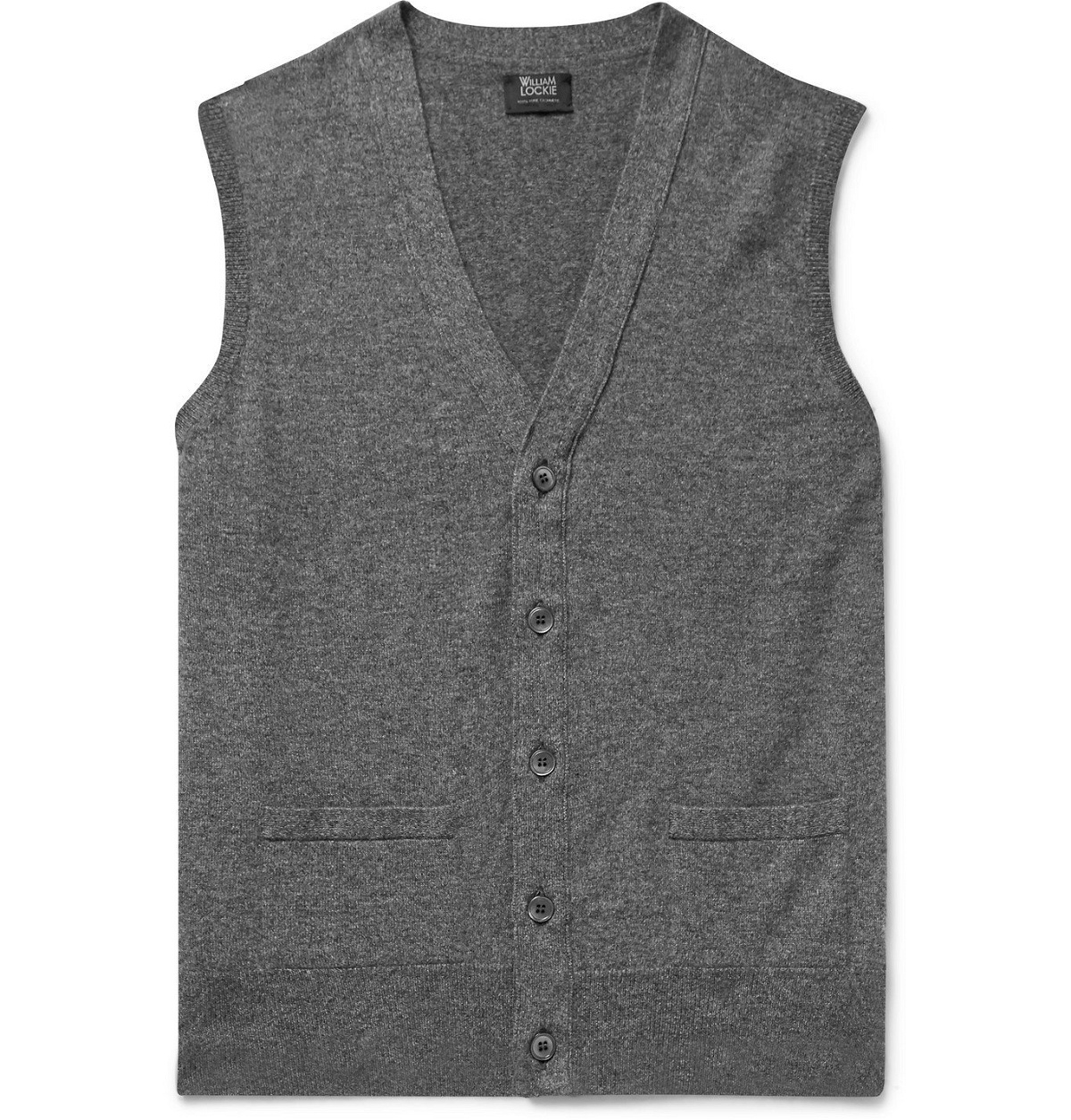 Photo: William Lockie - Oxton Cashmere Sweater Vest - Gray