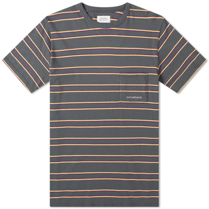 Photo: Saturdays NYC Randall Stripe Tee