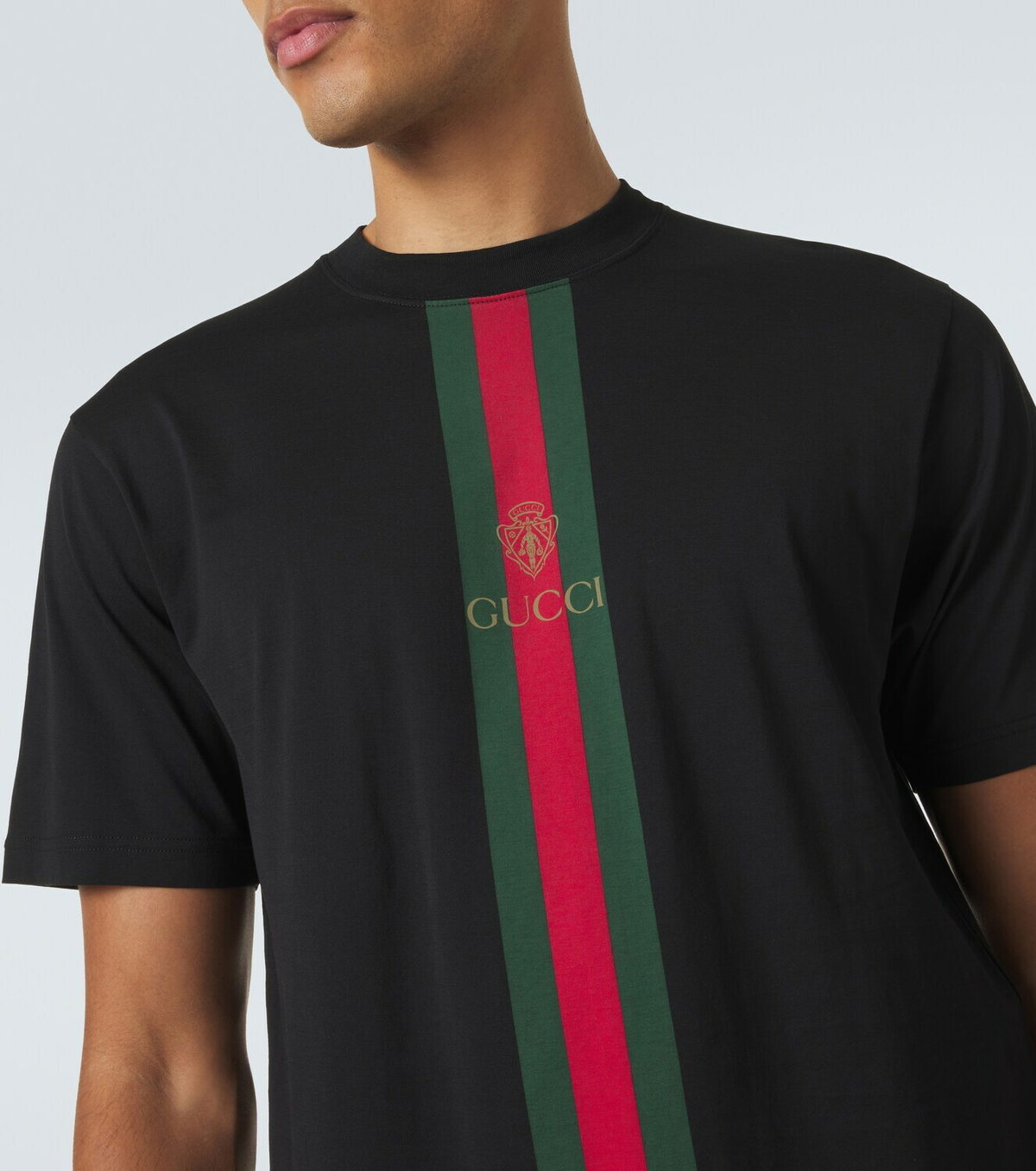 Gucci Web Stripe cotton T-shirt