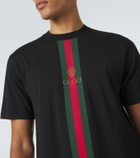 Gucci Web Stripe cotton T-shirt