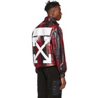 Off-White Red Checked Anorak Jacket