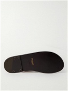 SAINT LAURENT - Culver Leather Sandals - Brown
