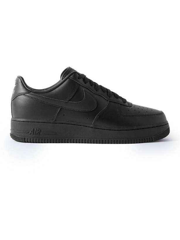Photo: Nike - Air Force 1 '07 Fresh Leather Sneakers - Black